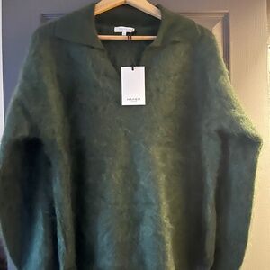 NakedCashmere polo sweater